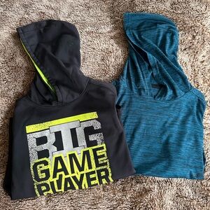 Black and Blue Hoodies Set